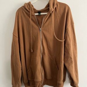 Target loose zip up